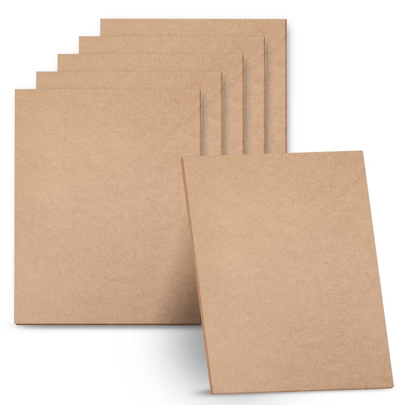 Artlicious - 9x12 Hardboard 6 Pack - Great Alternative to Canvas Panel Boards - Image 1